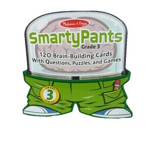 Melissa & Doug Smarty Pants Grade 3 Genius Set of 120 Brain Building Cards